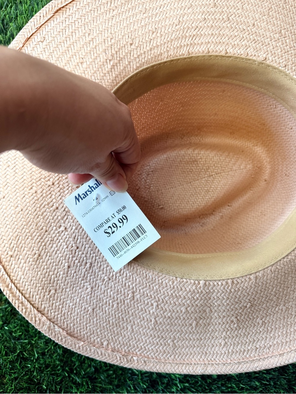 Straw Fedora Hat - Natural and Black - Unbranded Women’s Sun Hat Set - Picture 8 of 10